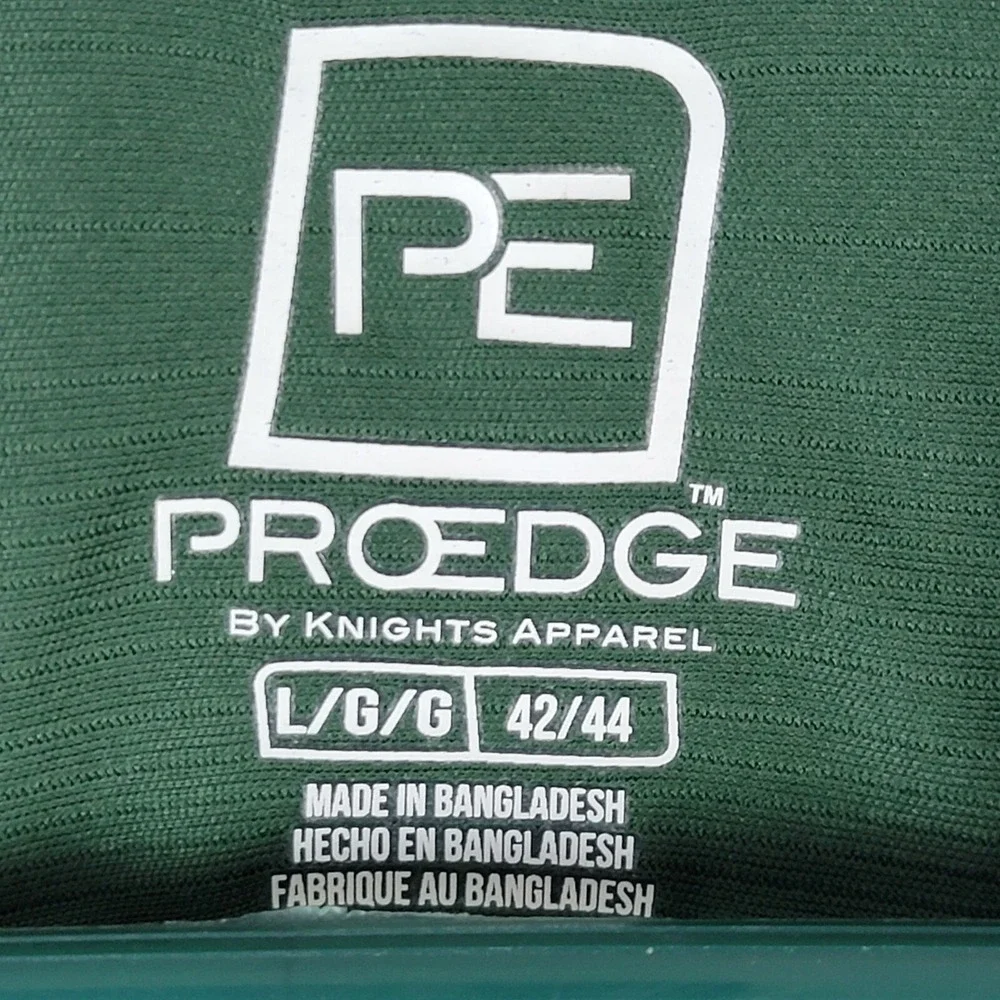 Michigan State Spartans Pro Edge Polo Shirt Mens L Green Short Sleeve NCAA